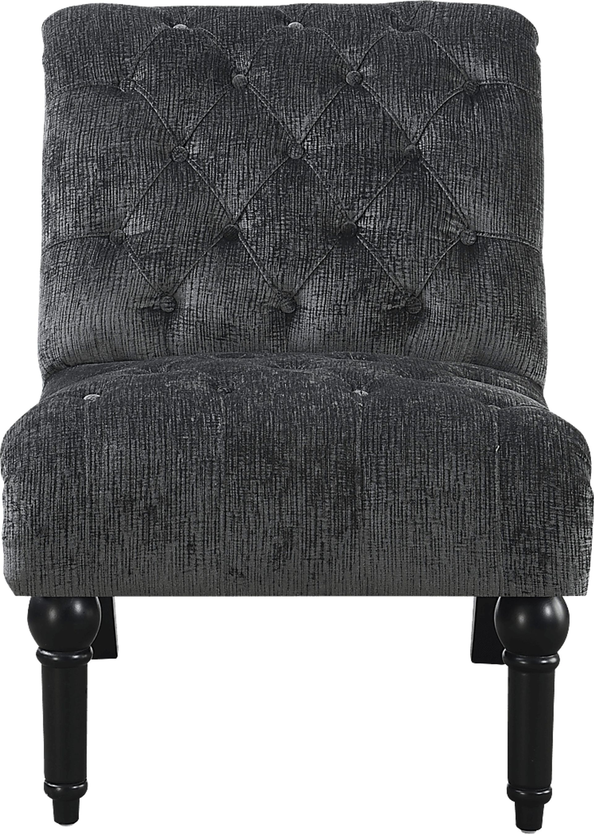 Elstree Charcoal Gray Accent Chair - Image 1
