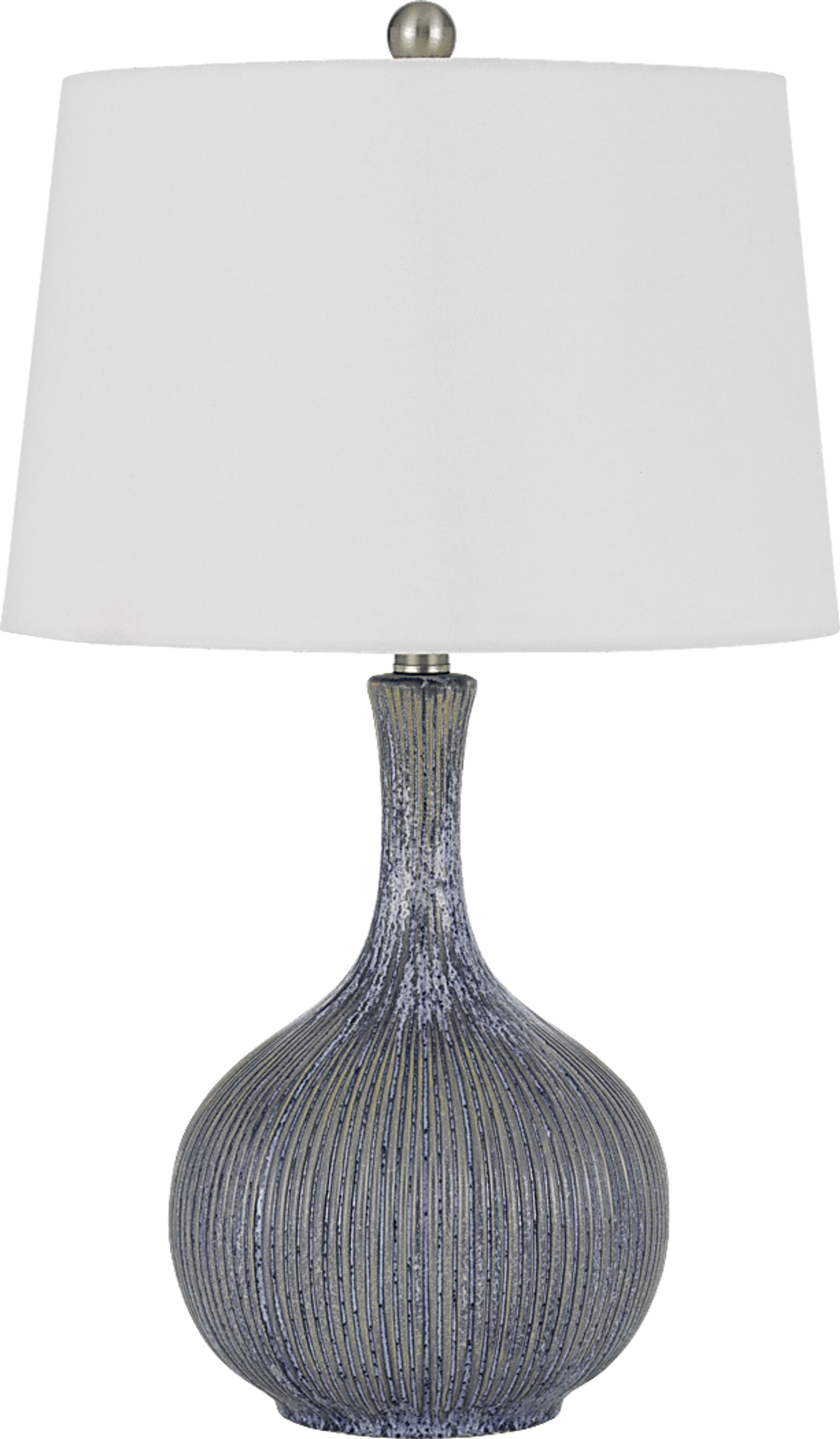 Elsworth Grove Gray Lamp - Image 1