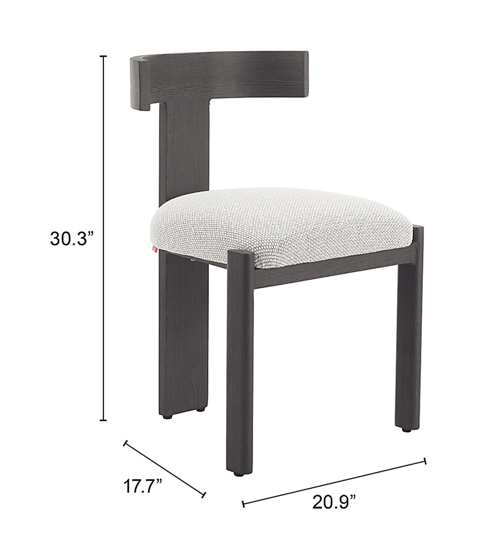 Eludora Beige Dining Chair - Image 2