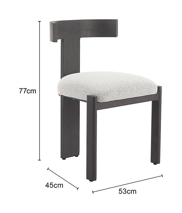 Eludora Beige Dining Chair - Thumbnail - Image 3