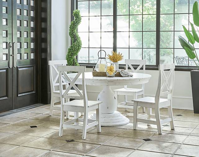 Eluria White Side Chair, Set of 2 - Thumbnail - Image 2