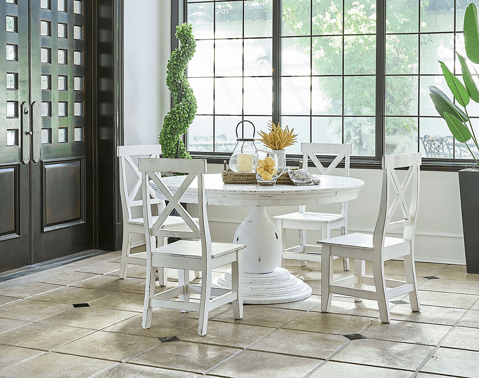 Eluria White Side Chair, Set of 2 - Image 2