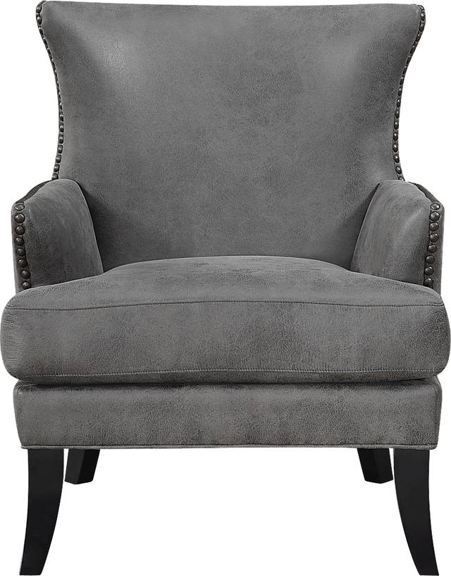Elvedon Charcoal Accent Chair - Thumbnail - Image 2