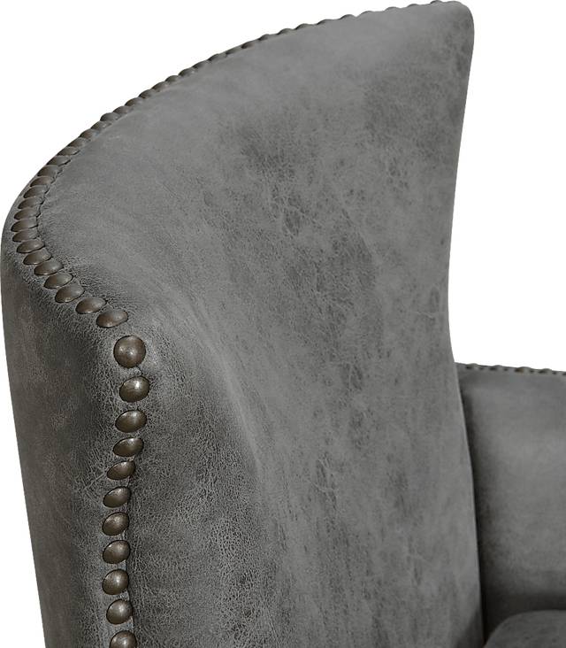 Elvedon Charcoal Accent Chair - Thumbnail - Image 4