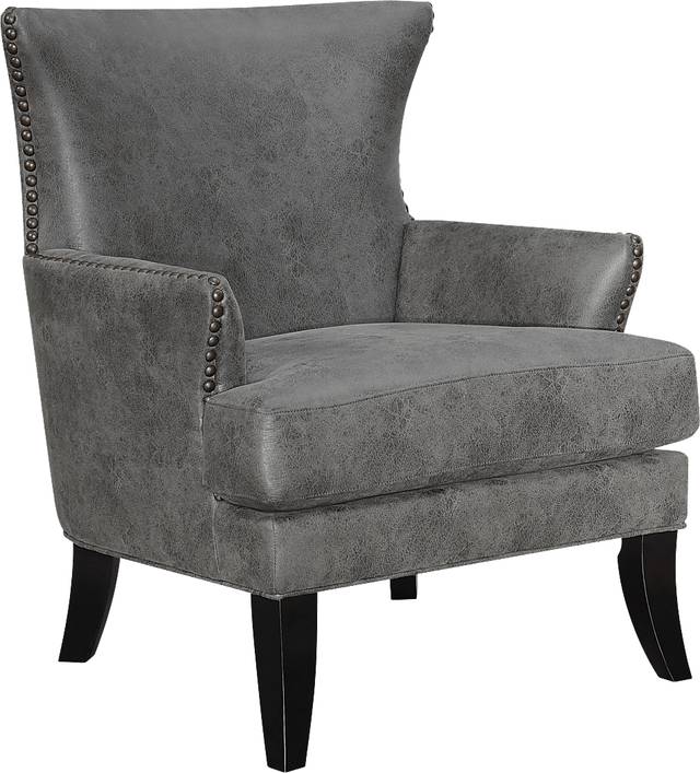 Elvedon Charcoal Accent Chair - Thumbnail - Image 1