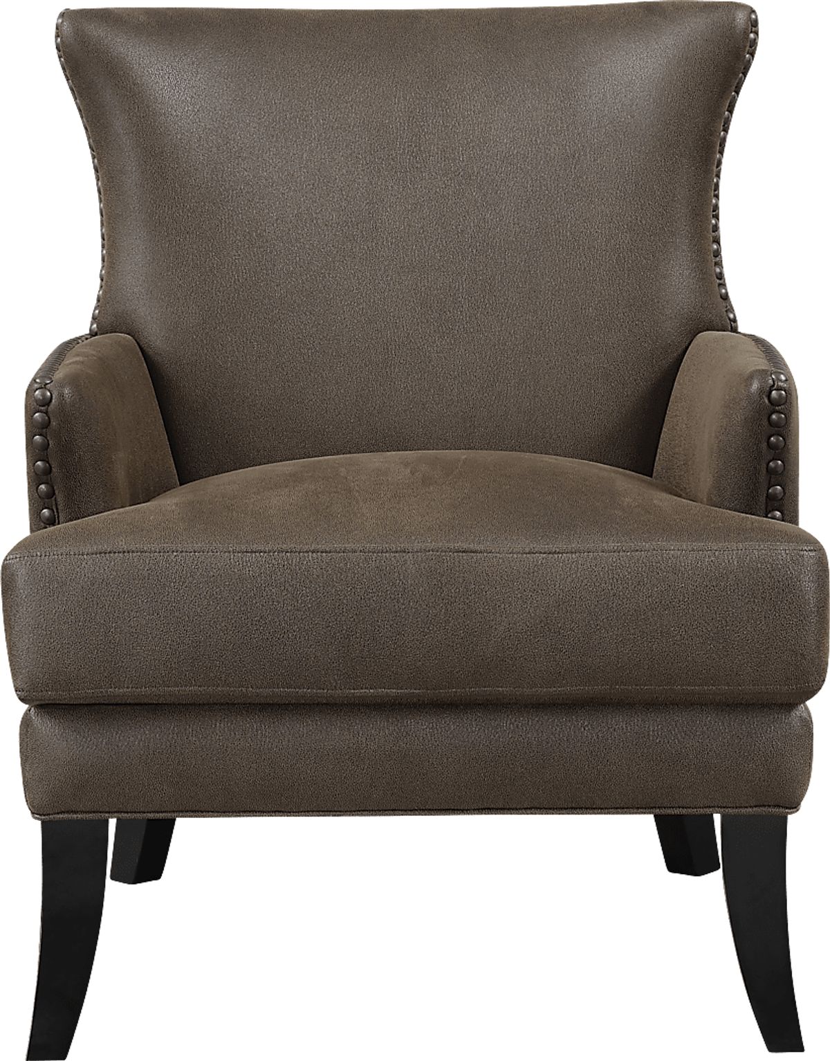 Elvedon Dark Brown Polyester Fabric Accent Chair | Rooms to Go