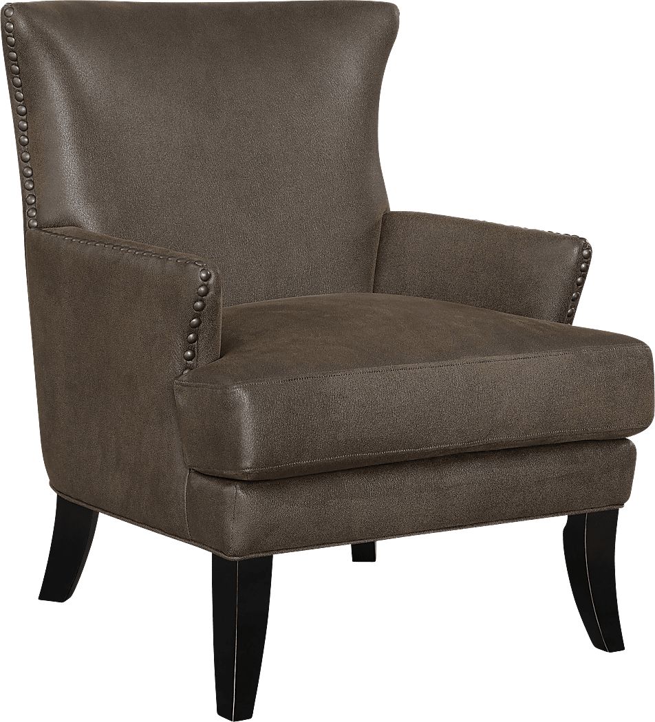 Elvedon Dark Brown Accent Chair Rooms To Go