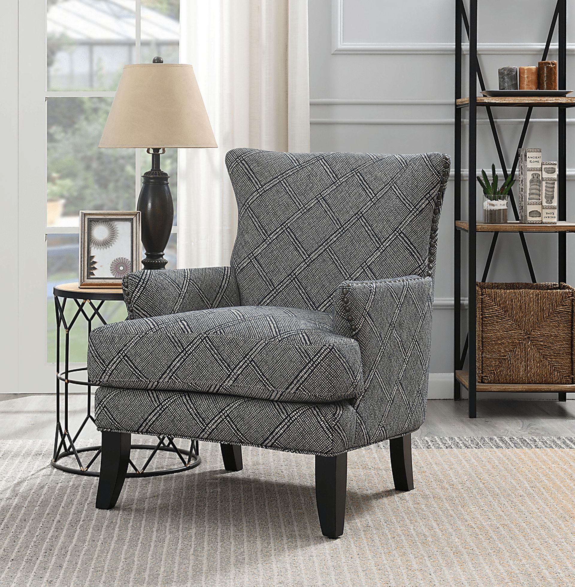 Elvedon Indigo Accent Chair - Image 2