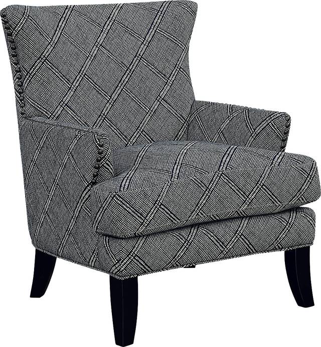 Elvedon Indigo Accent Chair - Thumbnail - Image 1