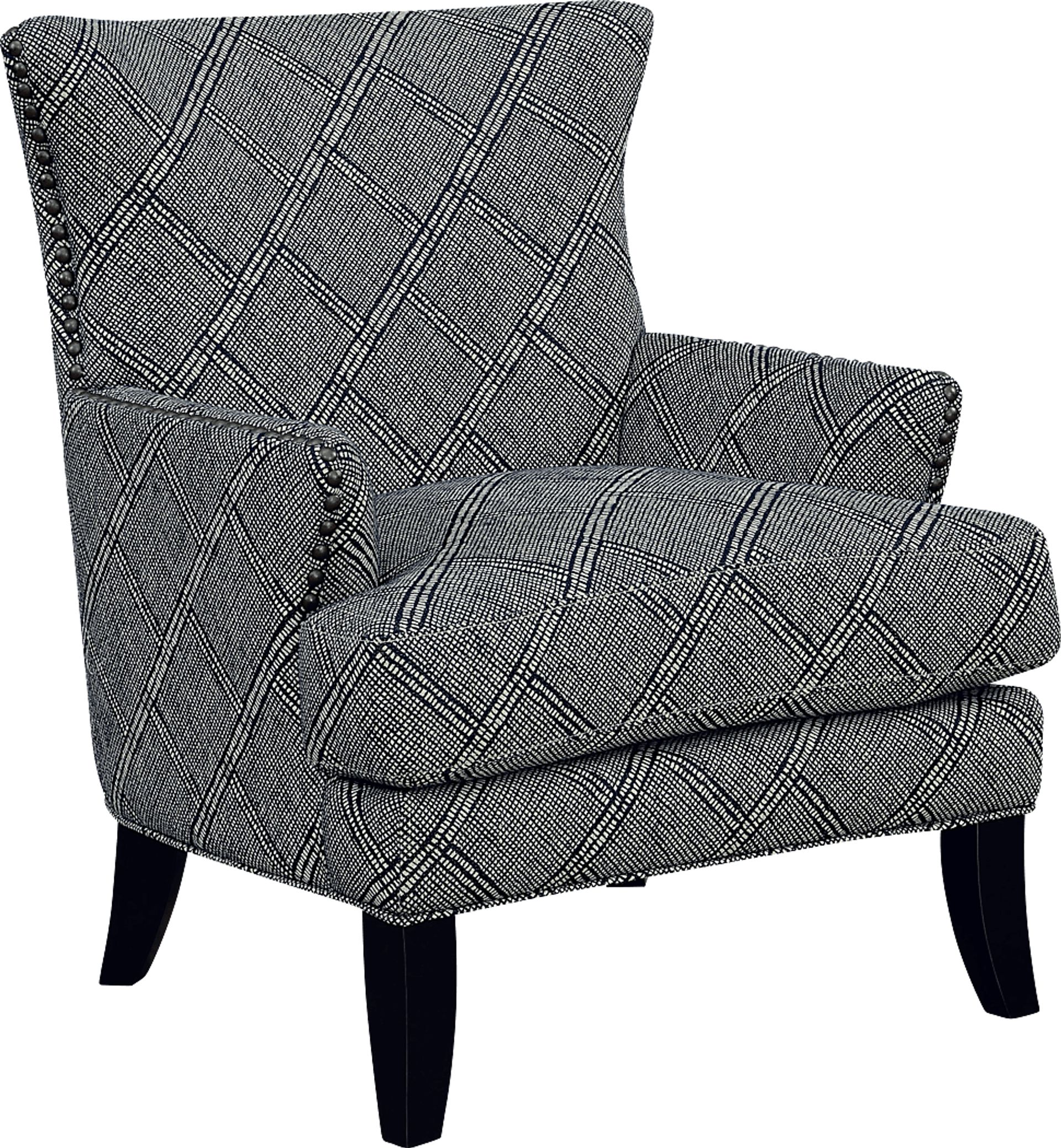 Elvedon Indigo Accent Chair - Image 1
