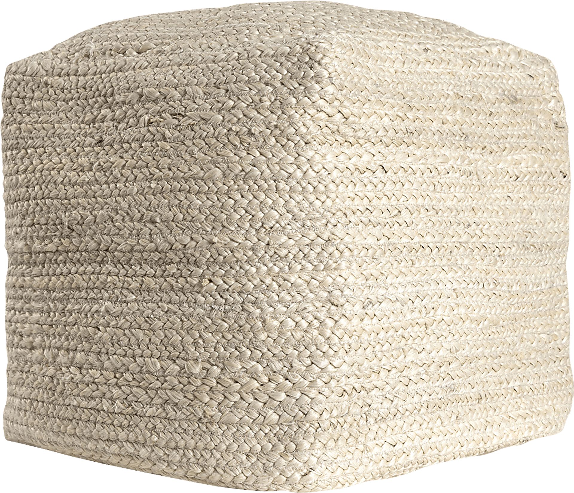 Elviation Ivory Pouf - Image 5