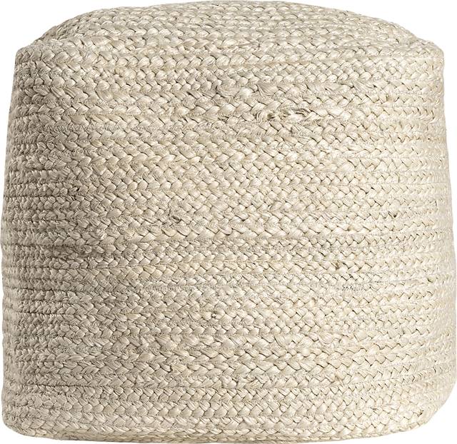 Elviation Ivory Pouf - Thumbnail - Image 1