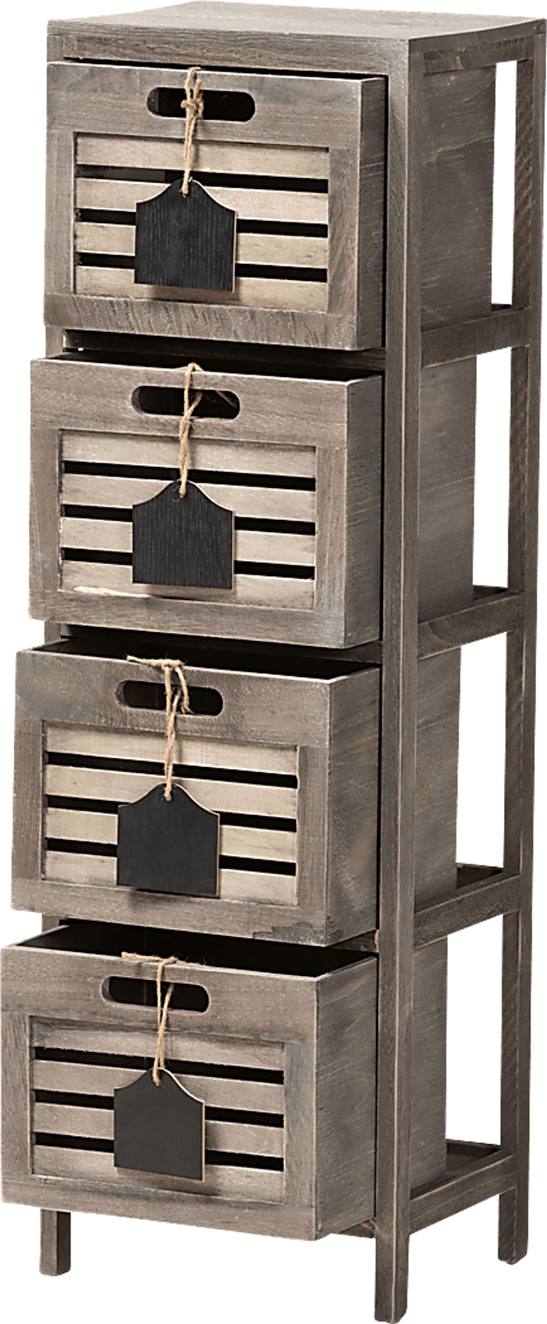 Elvol Gray Small Accent Cabinet - Image 2