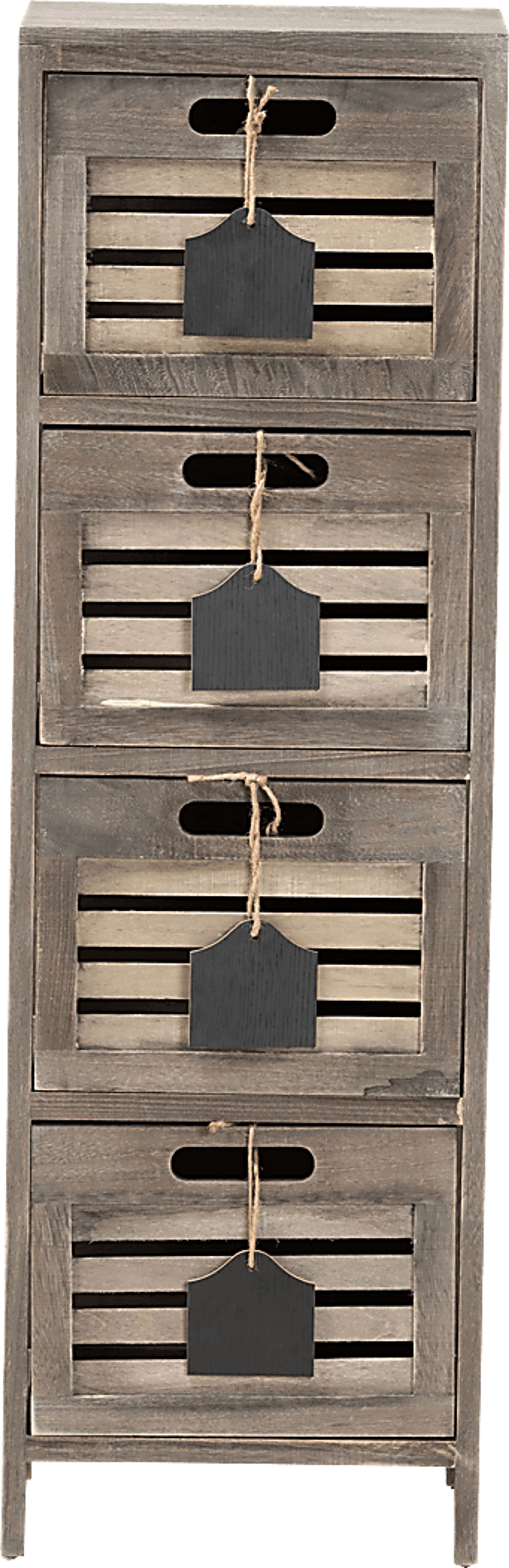 Elvol Gray Small Accent Cabinet - Image 3