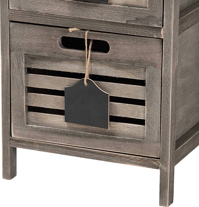 Elvol Gray Small Accent Cabinet - Thumbnail - Image 5