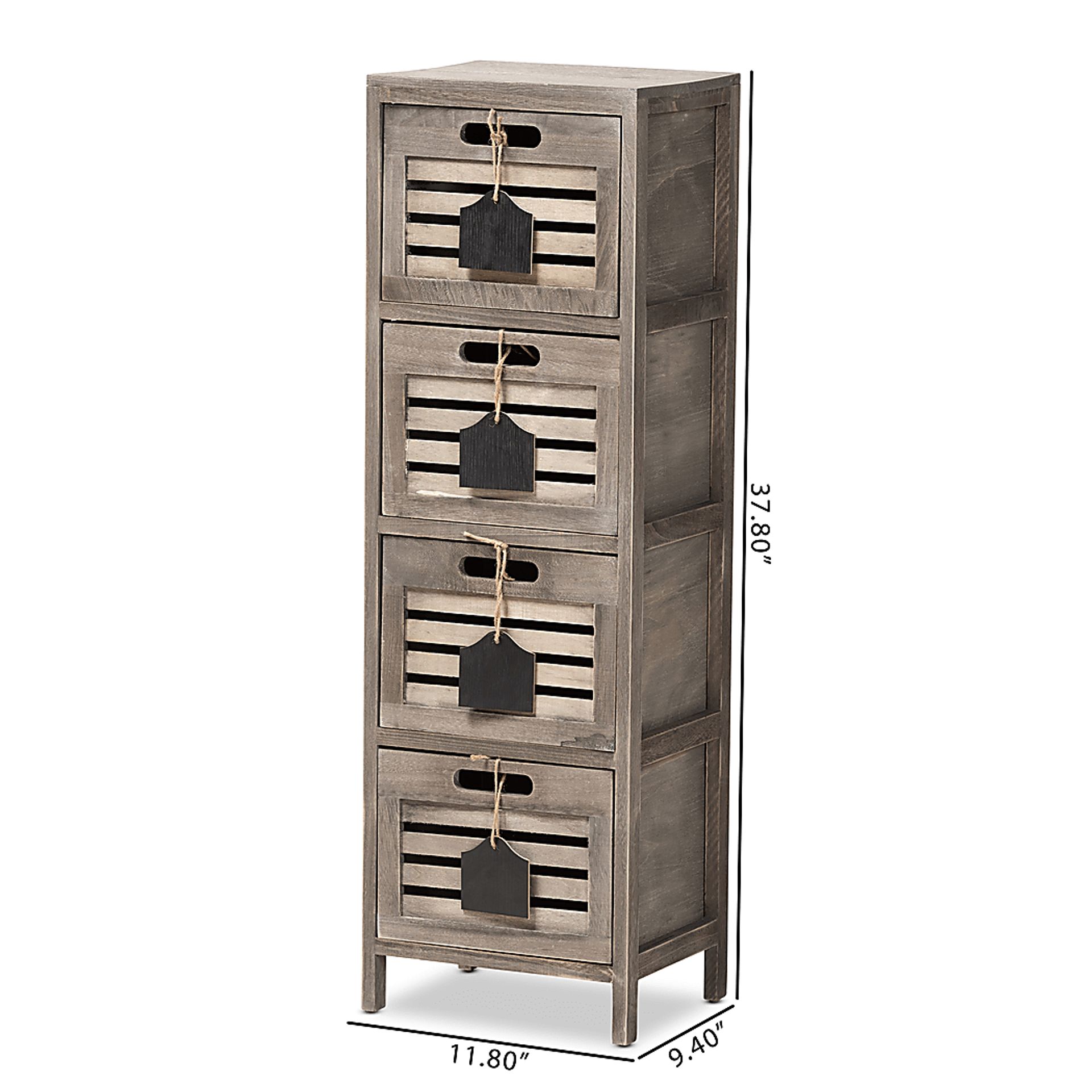 Elvol Gray Small Accent Cabinet - Image 7