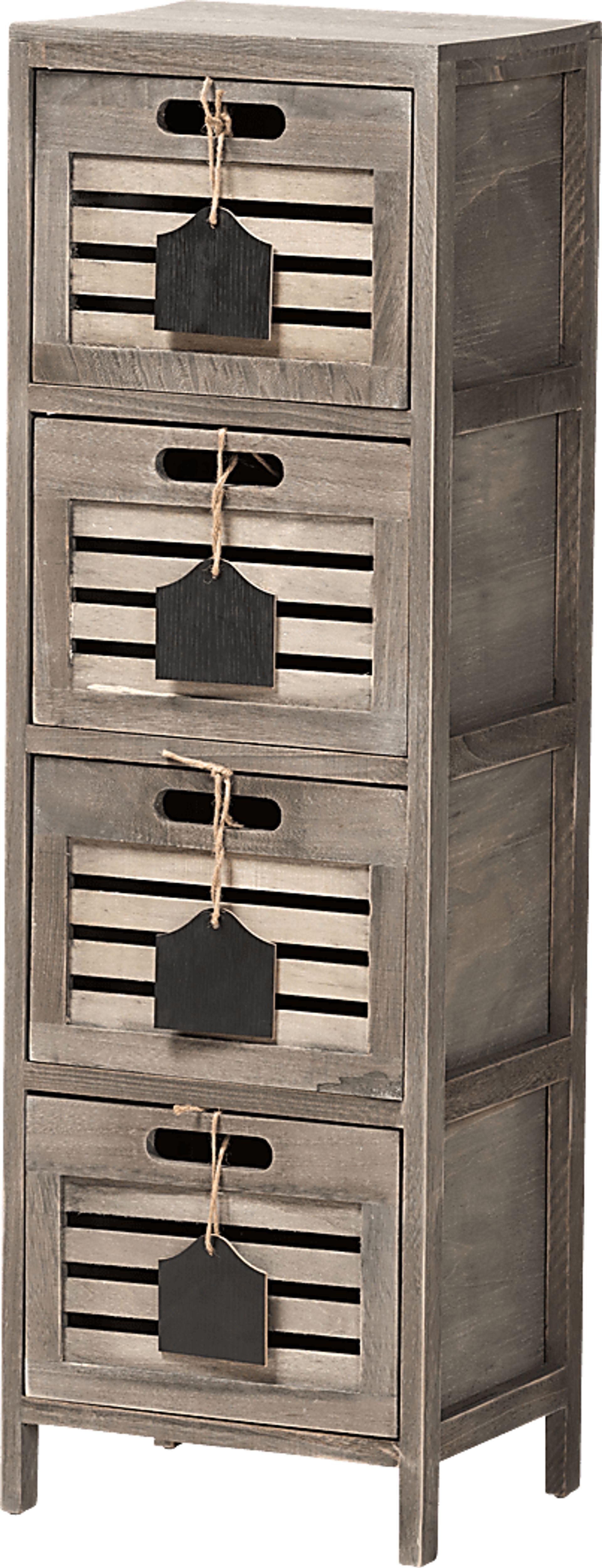 Elvol Gray Small Accent Cabinet - Image 1