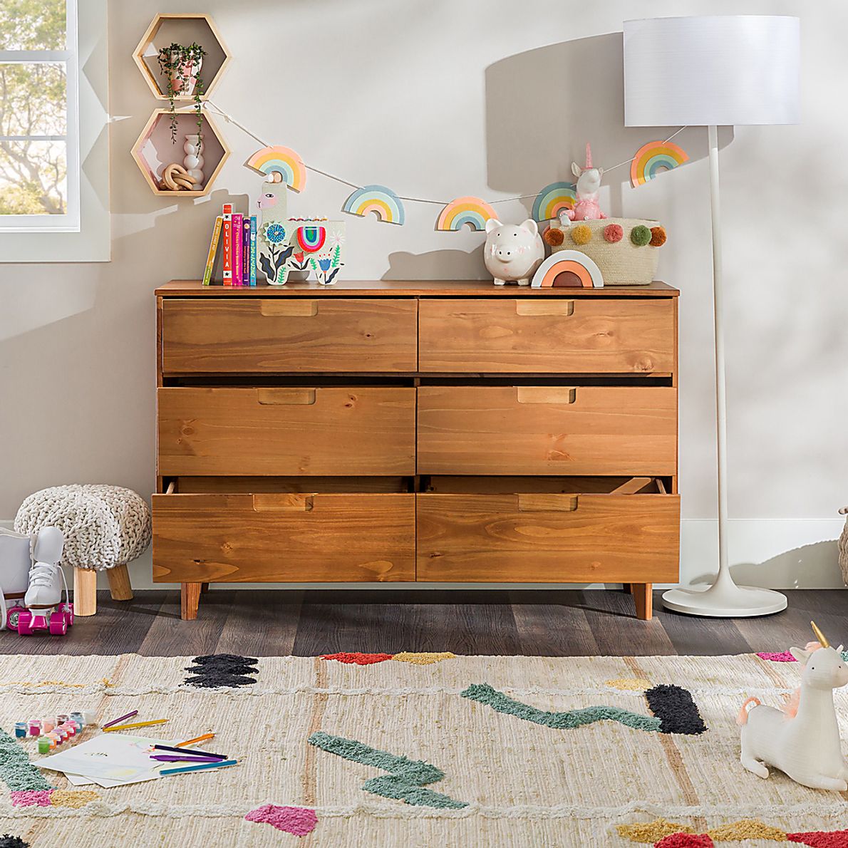 Elwayne Caramel Dresser