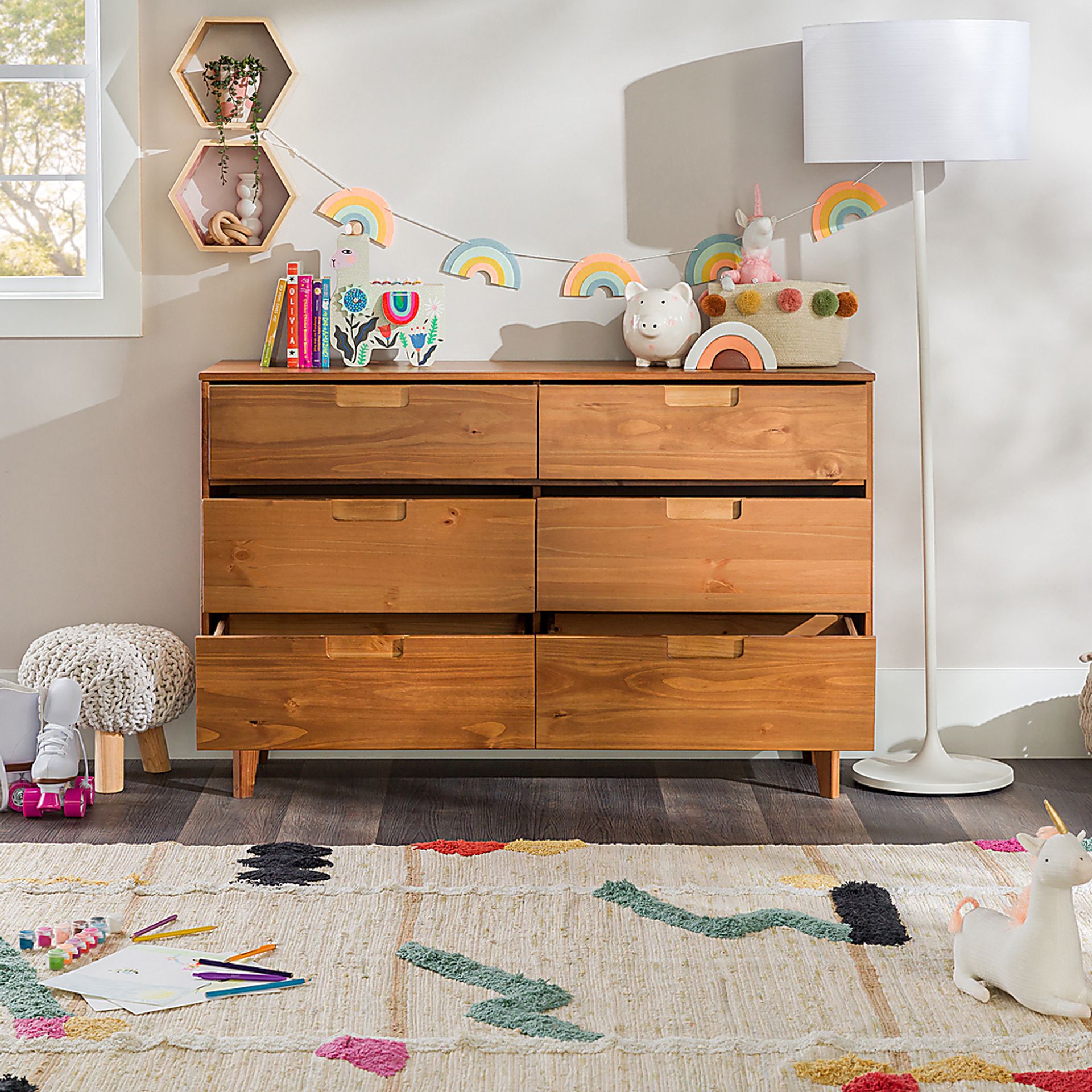 Elwayne Caramel Dresser - Image 2