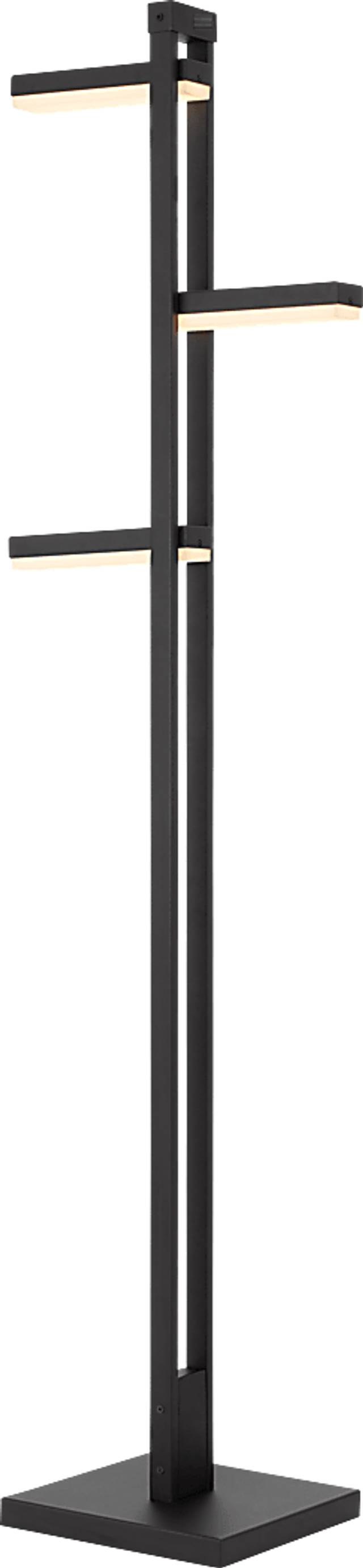 Elwell Court Black Floor Lamp - Thumbnail - Image 2