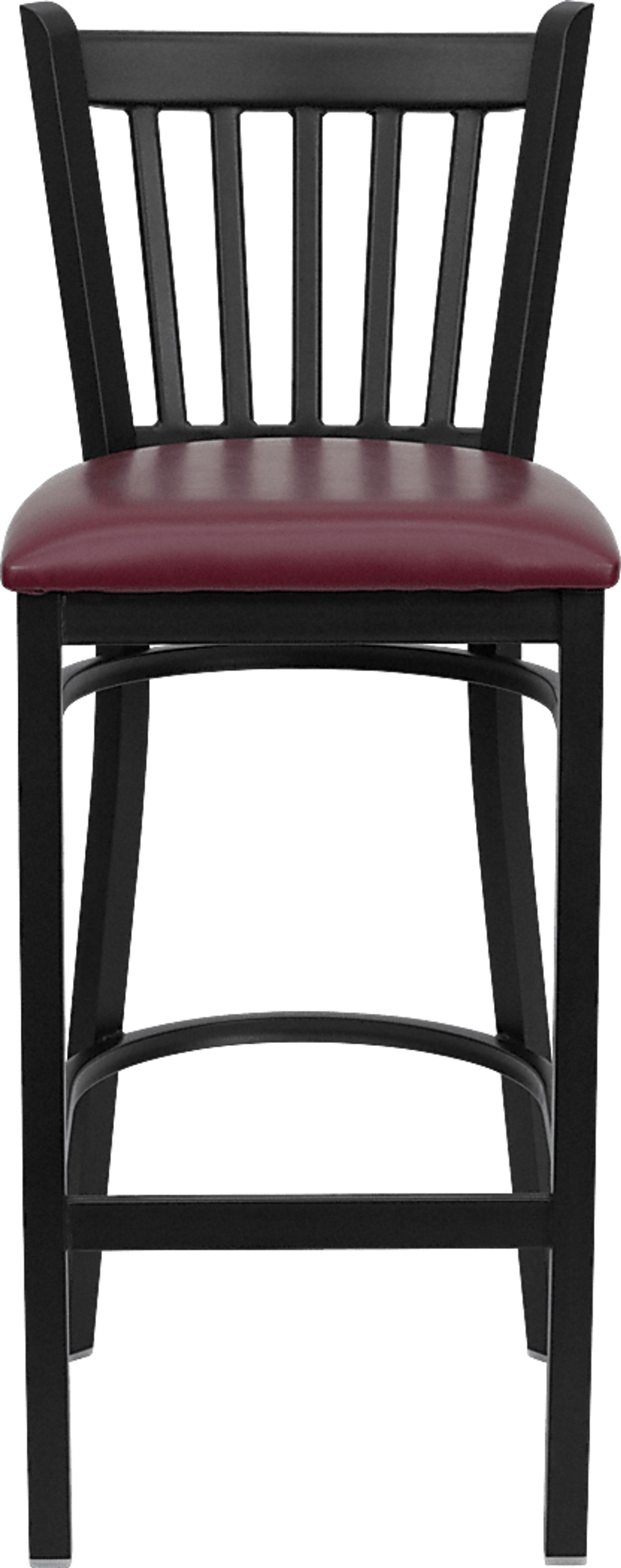 Elwood Burgundy Barstool - Image 2