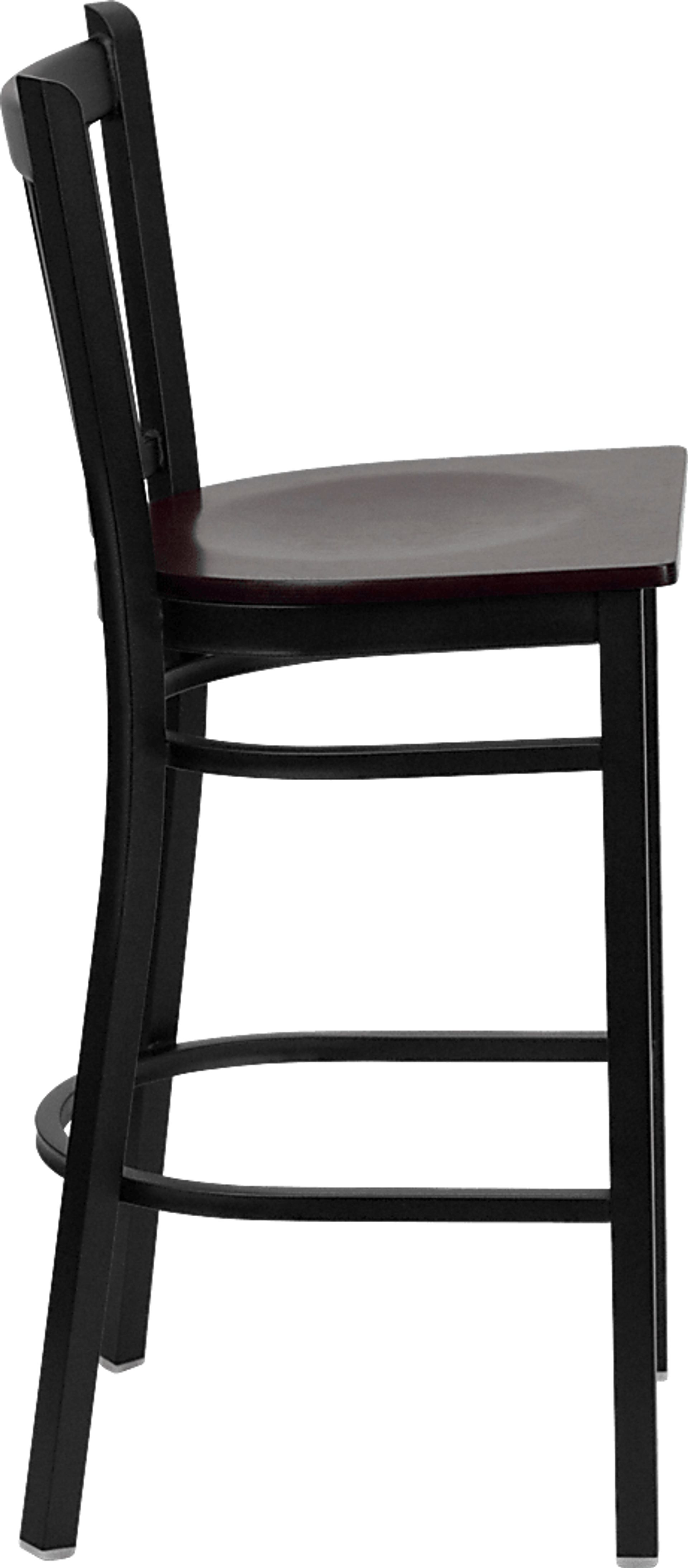 Elwood Mahogany Barstool - Image 3