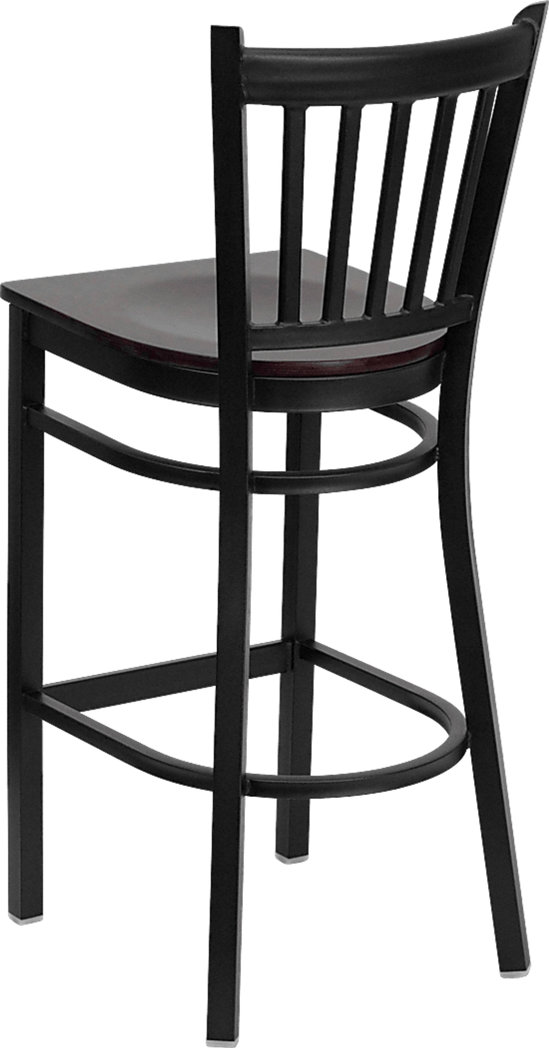Elwood Mahogany Barstool - Image 4
