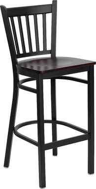 Elwood Mahogany Barstool