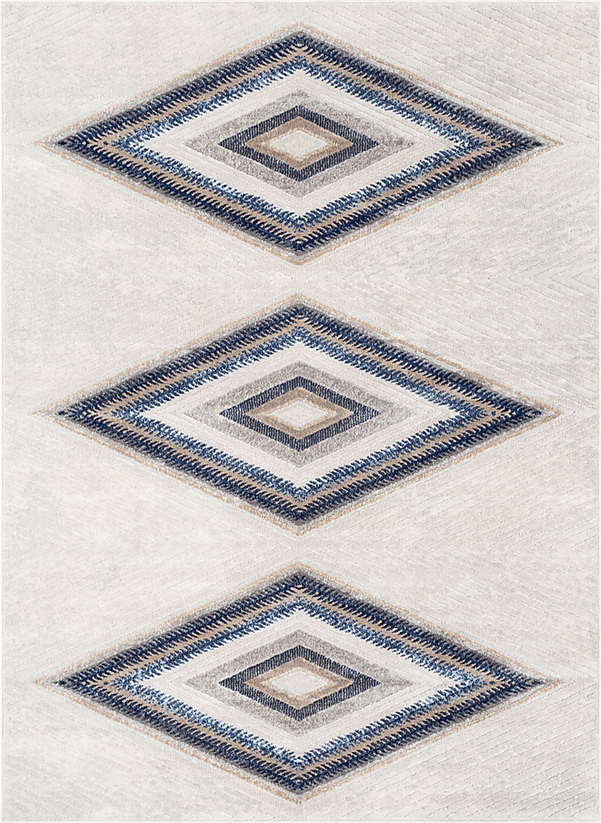 Elynna White 7'10 x 10' Rug - Image 1