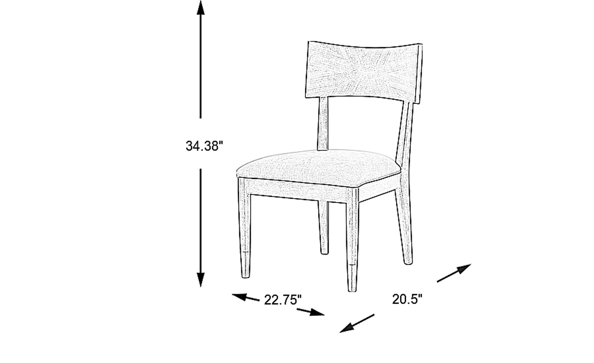Dimension Image. Please refer to the Dimension Tab on this page for dimension details.