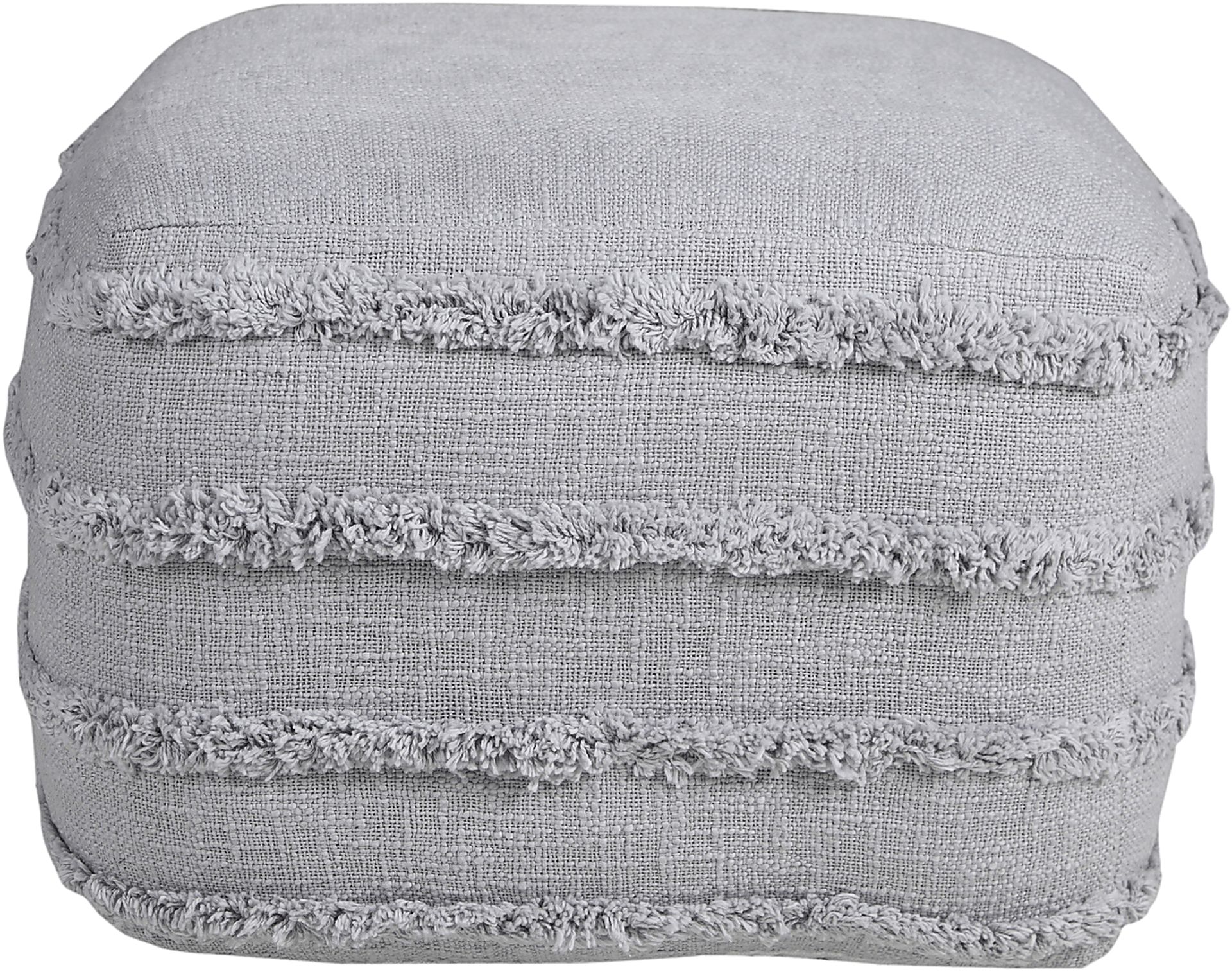 Elzieno II Gray Pouf - Image 6