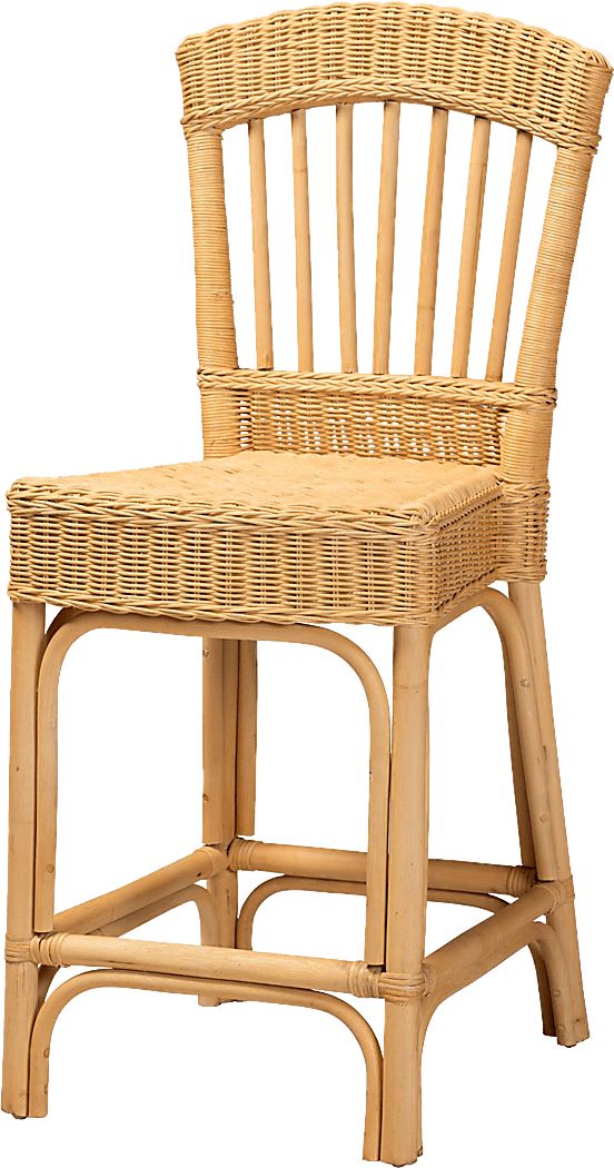 Emalene Natural Counter Stool