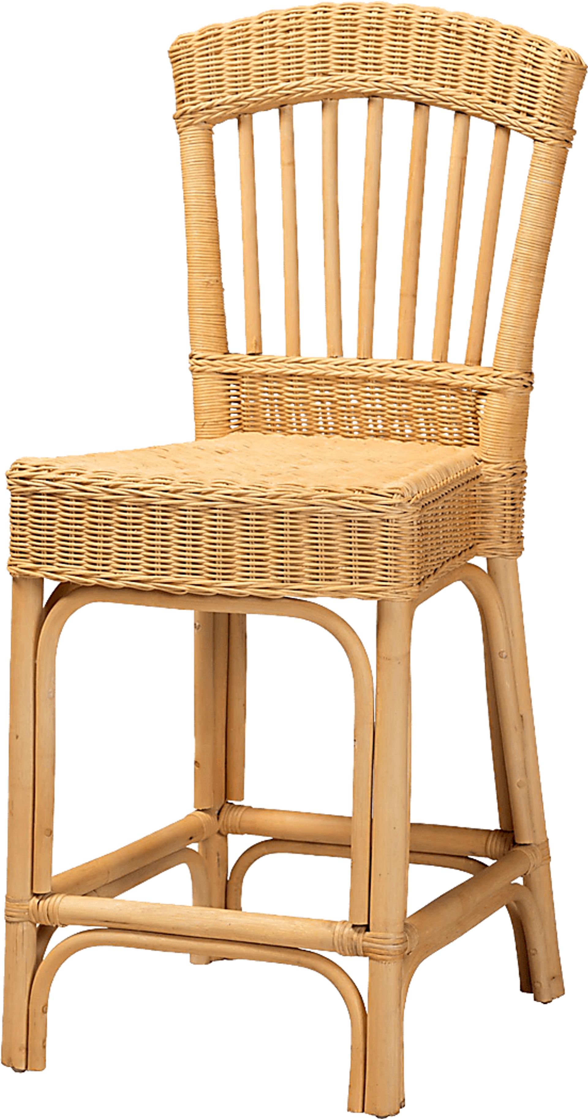 Emalene Natural Counter Stool - Image 1