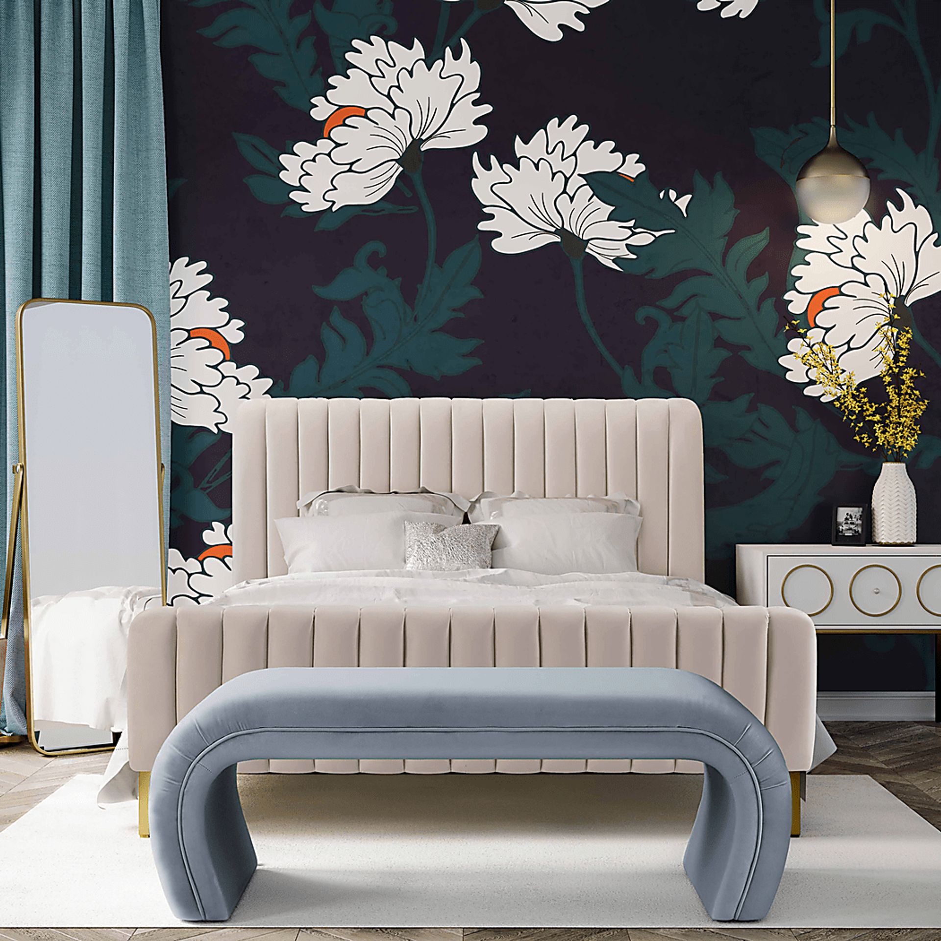 Emalia Blue Bench - Image 7