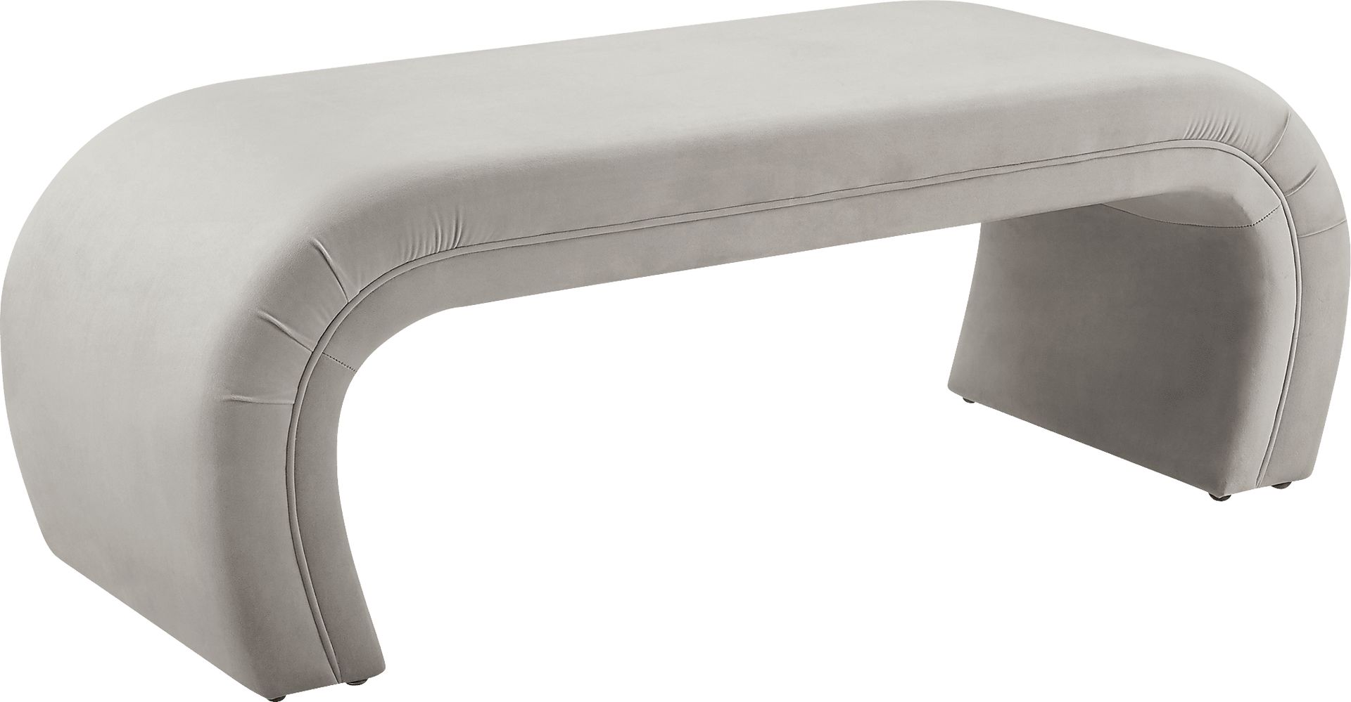 Emalia Gray Bench - Image 1