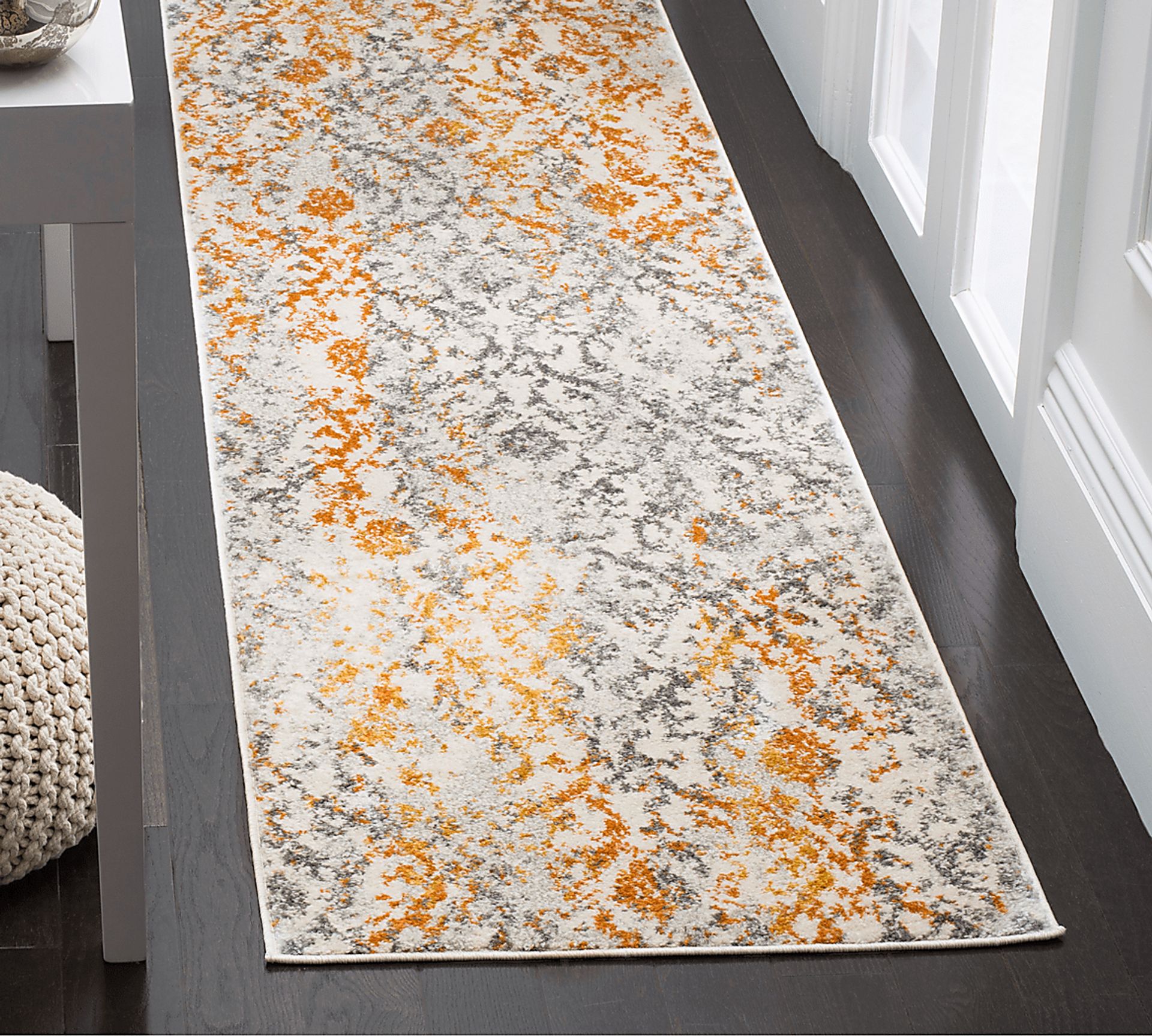 Emathla Grove Orange 2'3 x 8' Runner Rug - Image 3