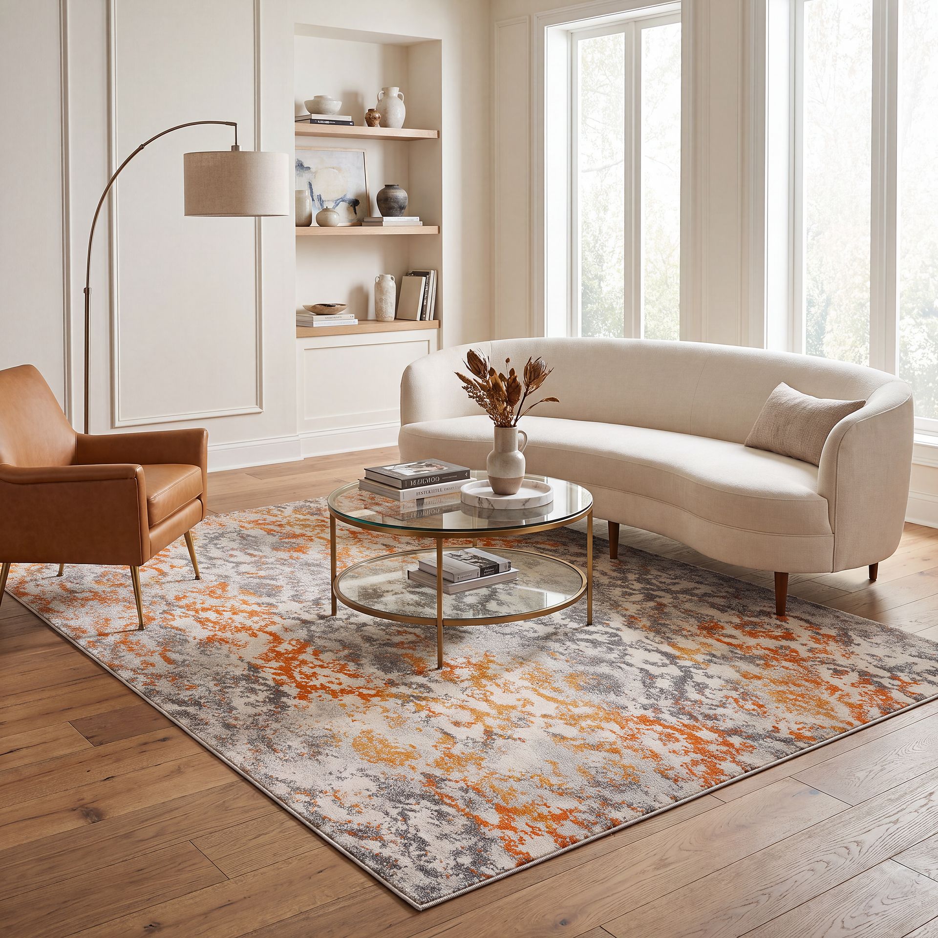 Emathla Grove Orange 3' x 5' Rug - Image 2