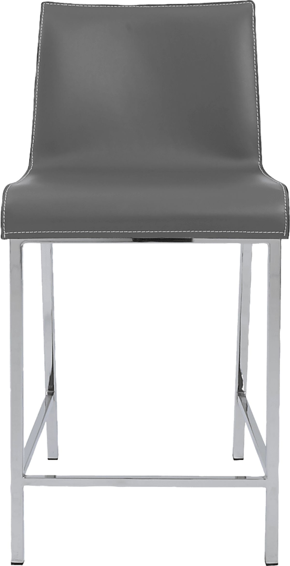 Embdy Gray Polyester,Polyvinylchloride Fabric Counter Stool, Set Of 2 ...