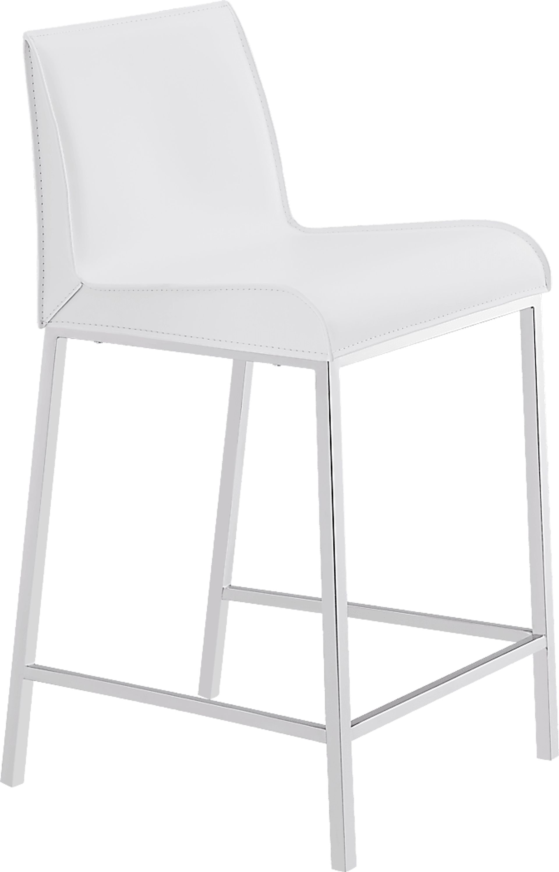 Embdy White Counter Stool, Set of 2 - Image 2