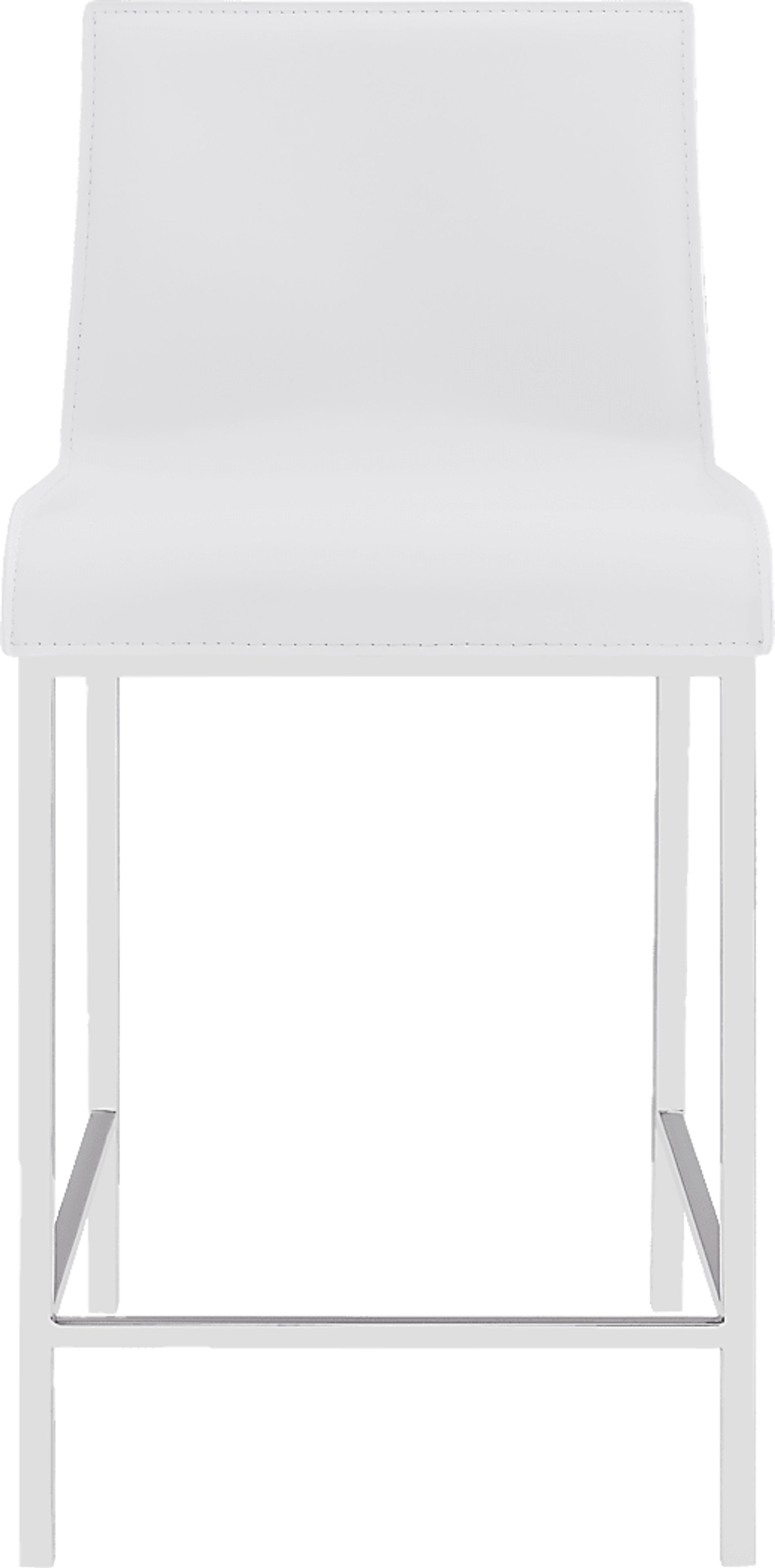 Embdy White Counter Stool, Set of 2 - Image 4