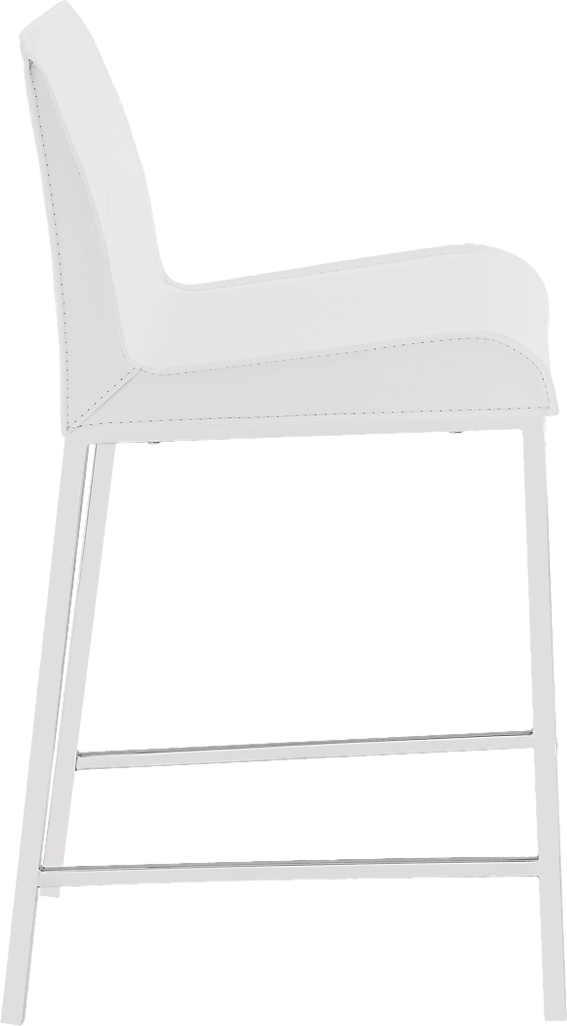 Embdy White Counter Stool, Set of 2 - Image 5