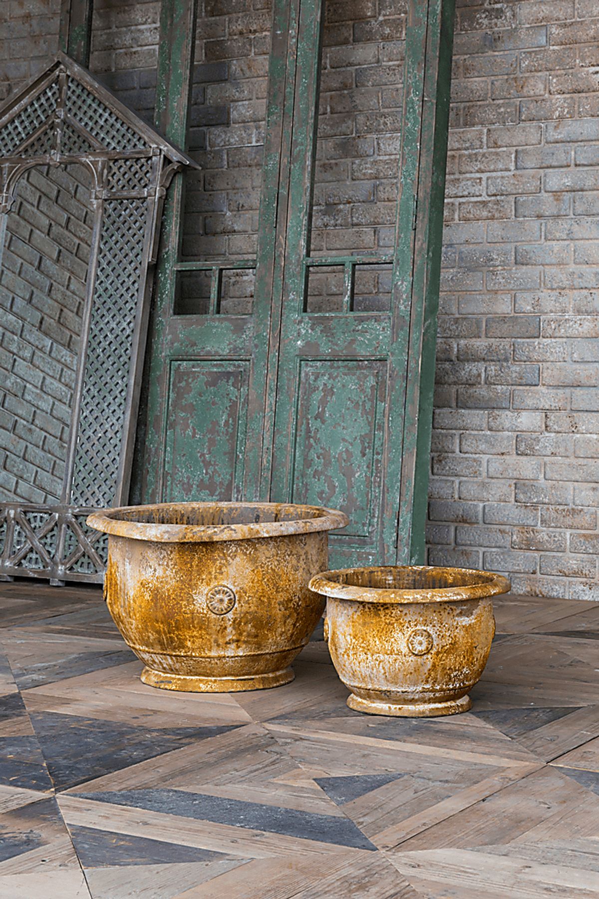 Ember Brown Set Of 2 Pots | Rooms to Go