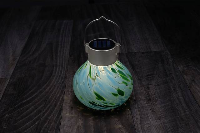Emberley Mint Outdoor Solar Lantern - Thumbnail - Image 5