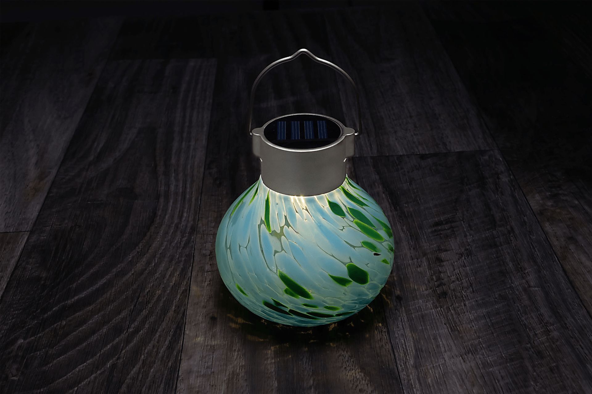 Emberley Mint Outdoor Solar Lantern - Image 5