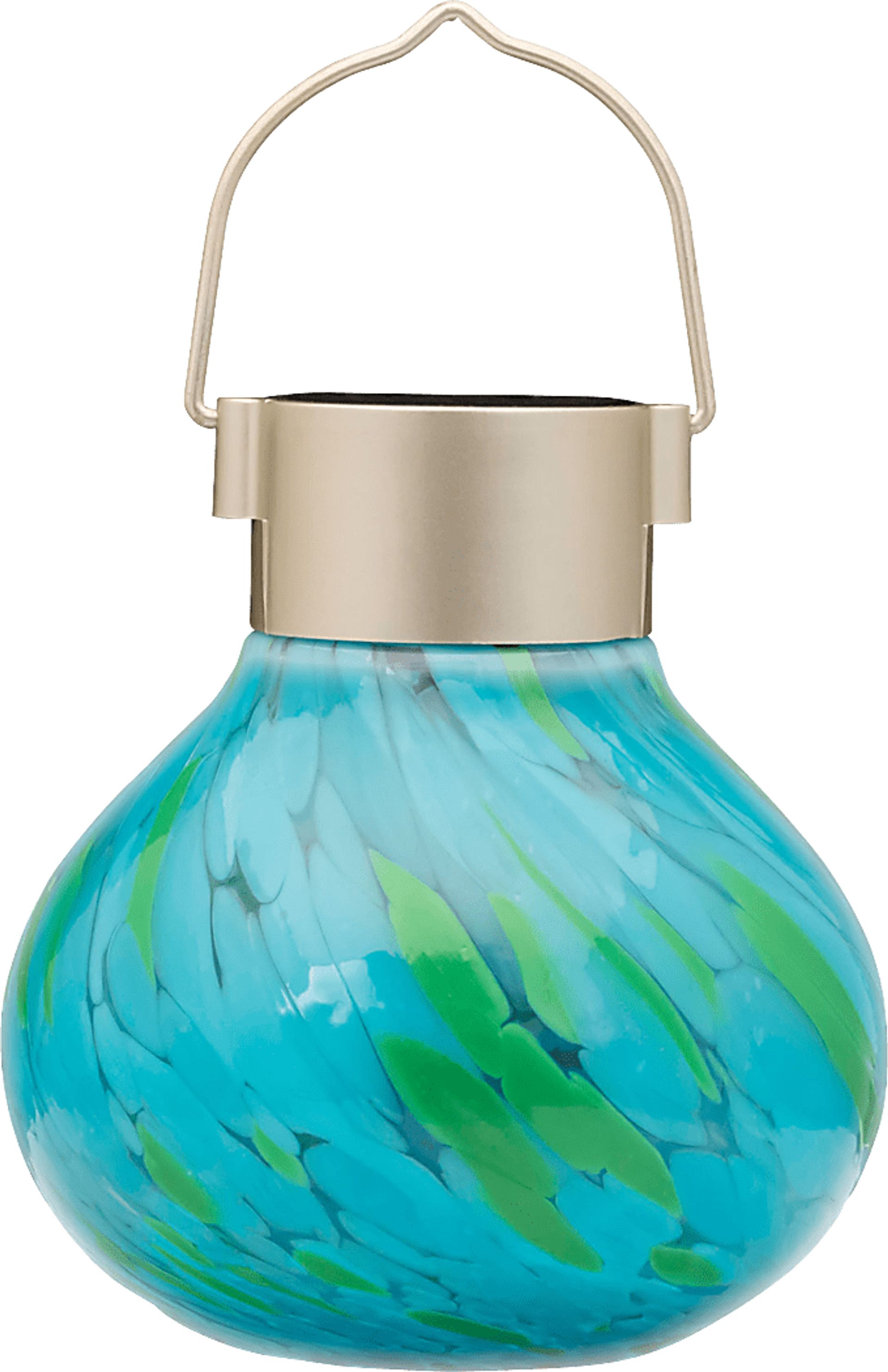 Emberley Mint Outdoor Solar Lantern - Image 1