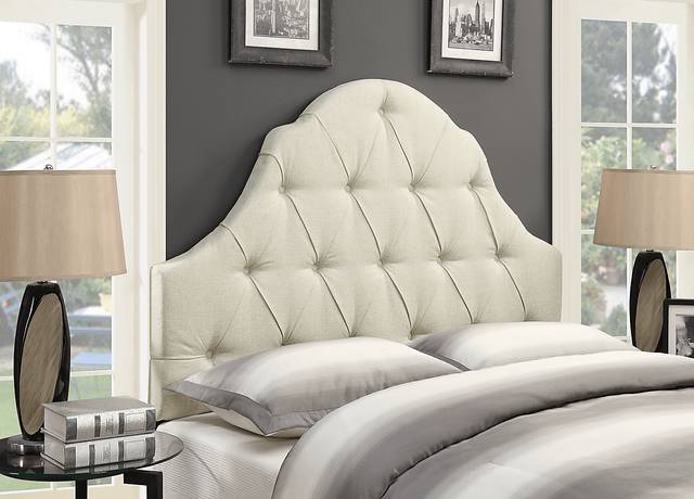 Emberson Beige Full/Queen Headboard - Thumbnail - Image 6