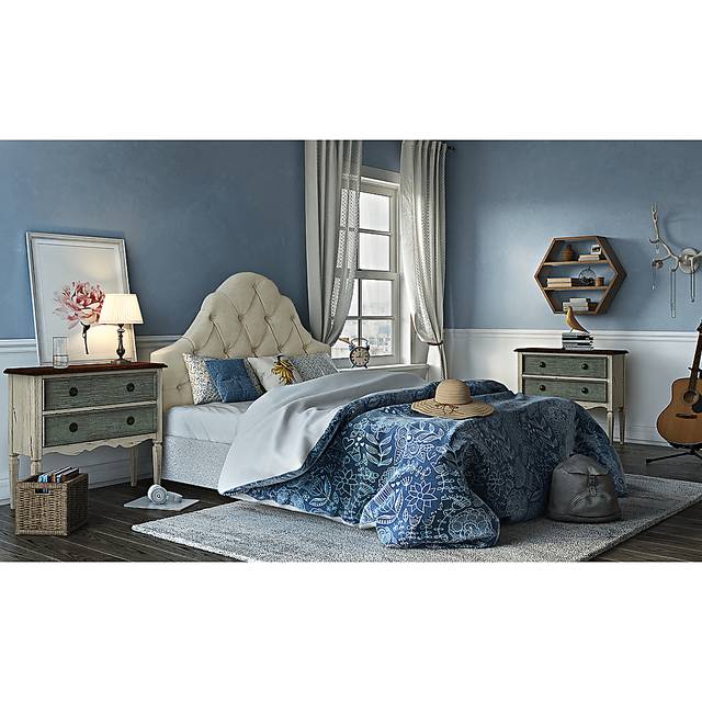 Emberson Beige King/California King Headboard - Thumbnail - Image 7