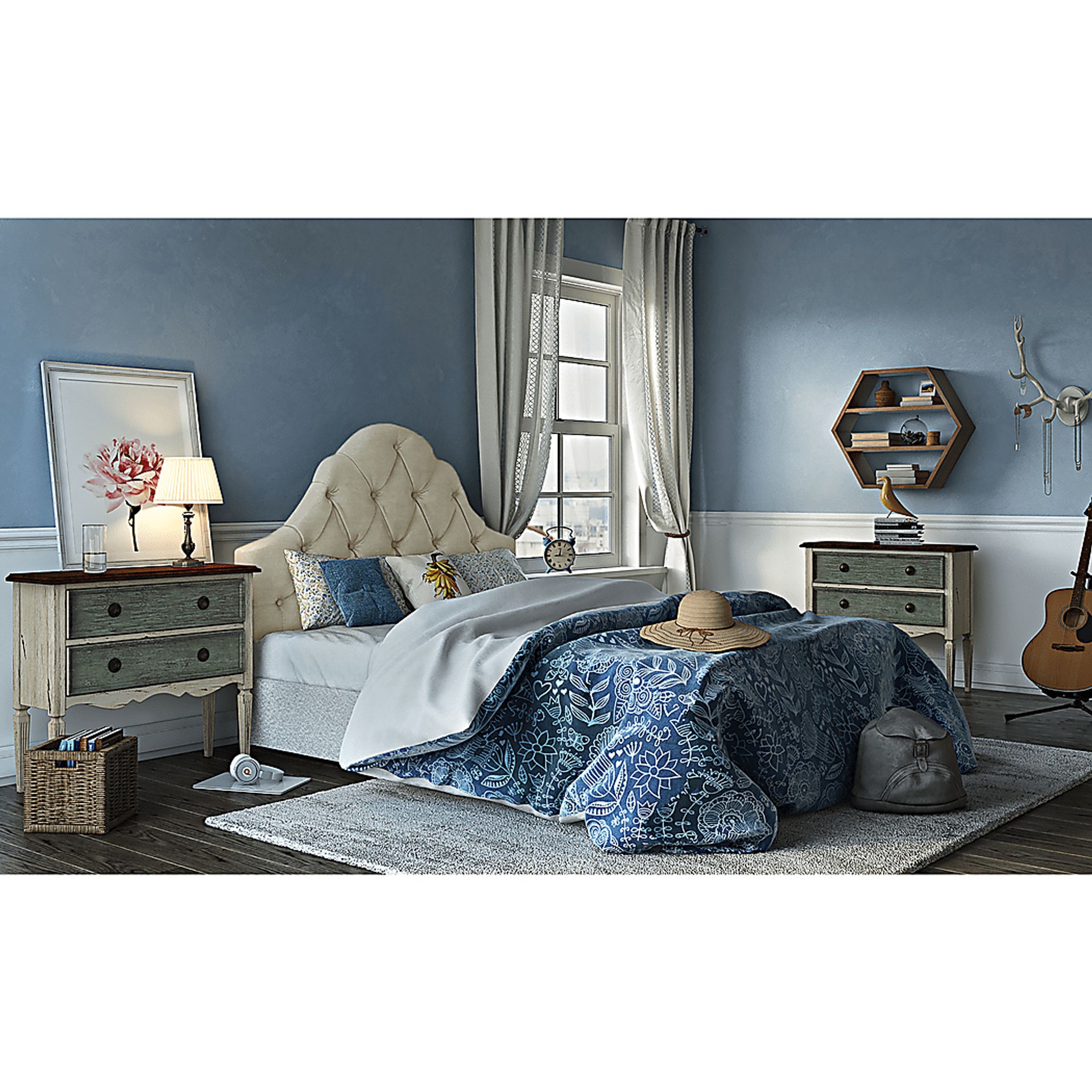 Emberson Beige King/California King Headboard - Image 7