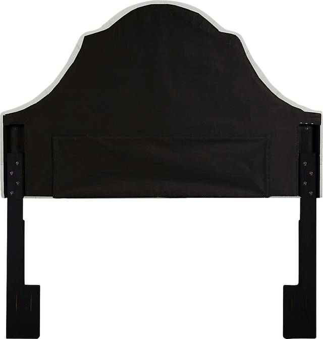 Emberson White Full/Queen Headboard - Thumbnail - Image 4