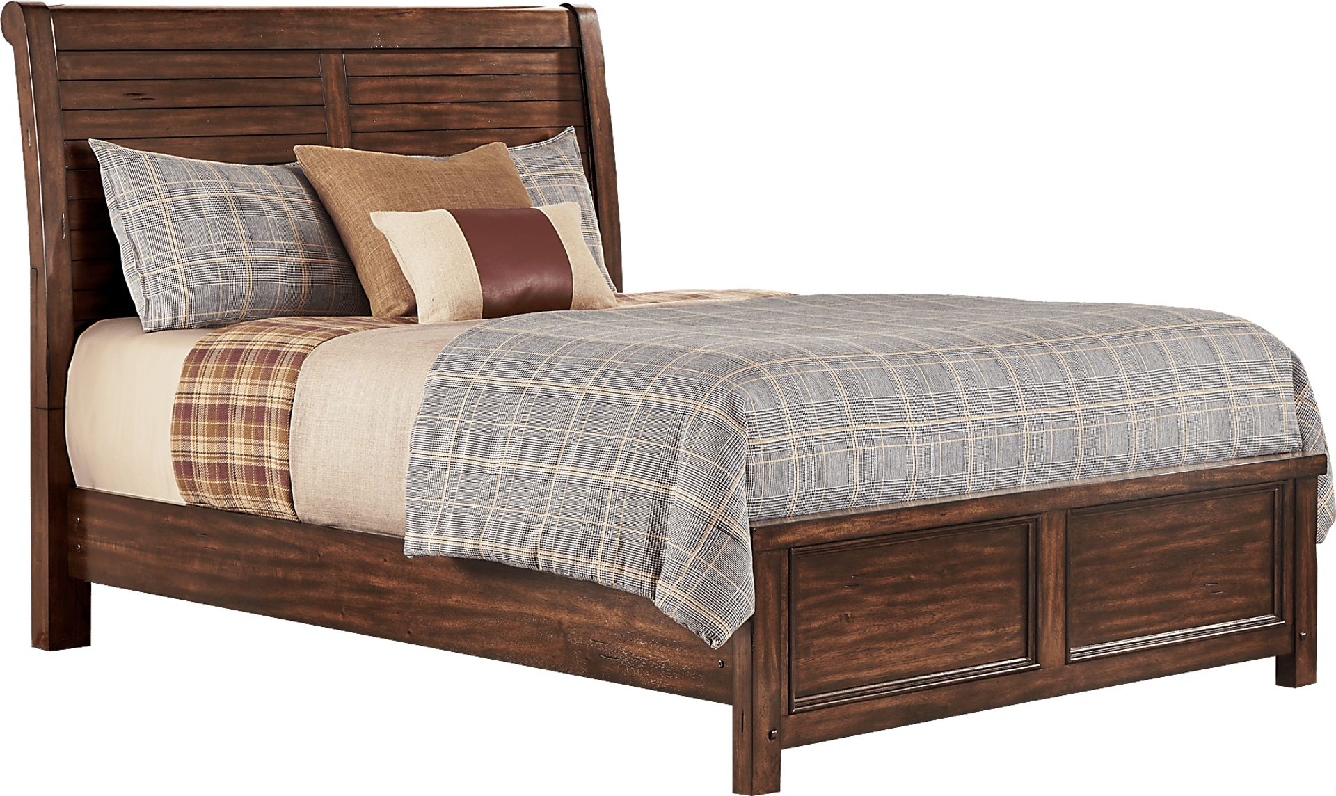 Emberton Dark Brown 3 Pc King Sleigh Bed - Image 3